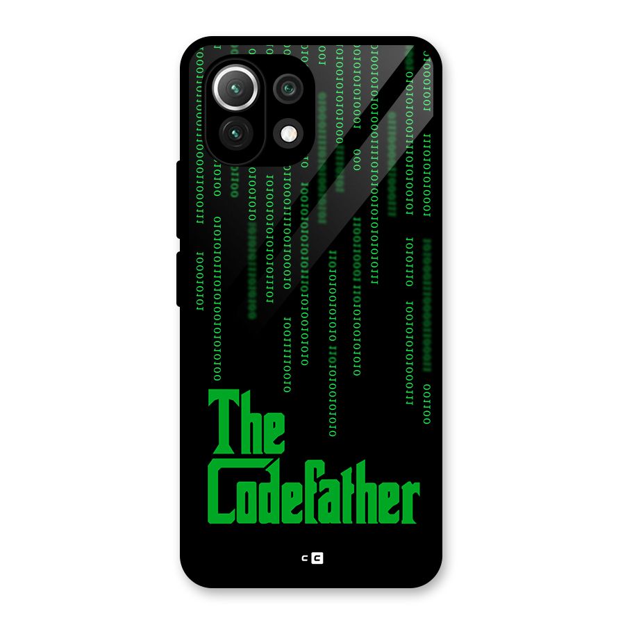 The Codefather Glass Back Case for Mi 11 Lite NE 5G