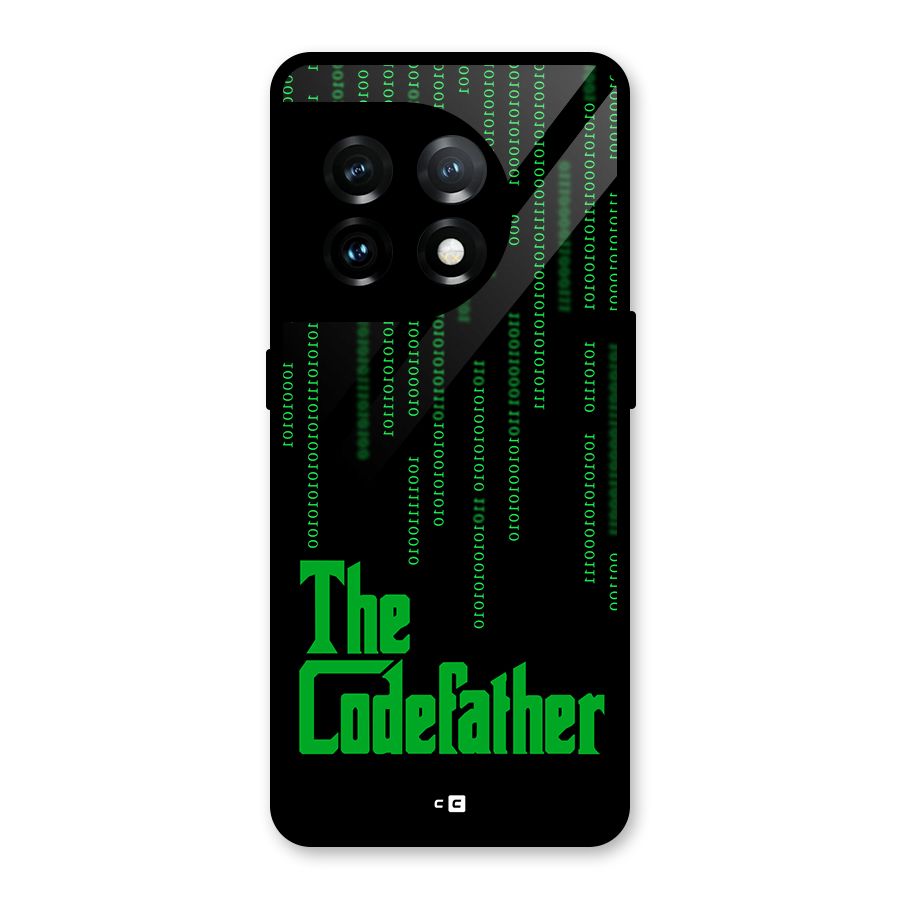 The Codefather Glass Back Case for OnePlus 11