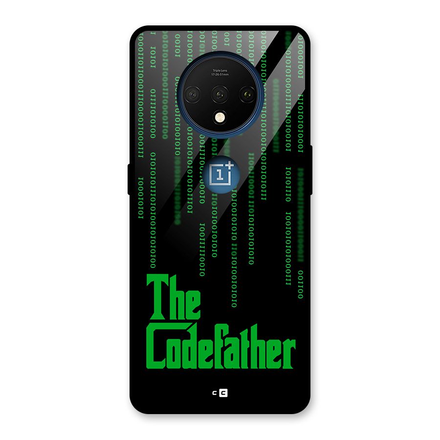 The Codefather Glass Back Case for OnePlus 7T