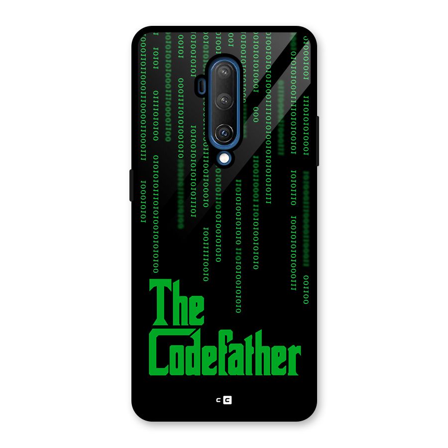 The Codefather Glass Back Case for OnePlus 7T Pro