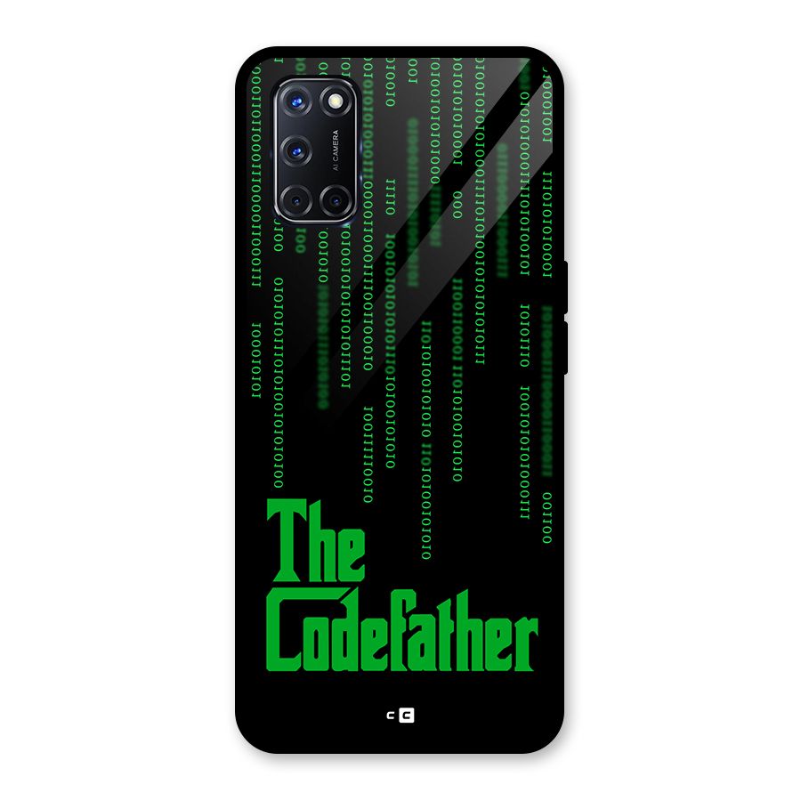 The Codefather Glass Back Case for Oppo A52