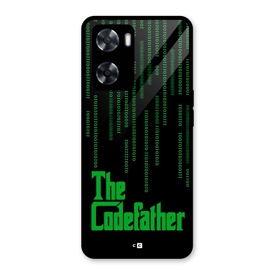 The Codefather Glass Back Case for Oppo A57 2022