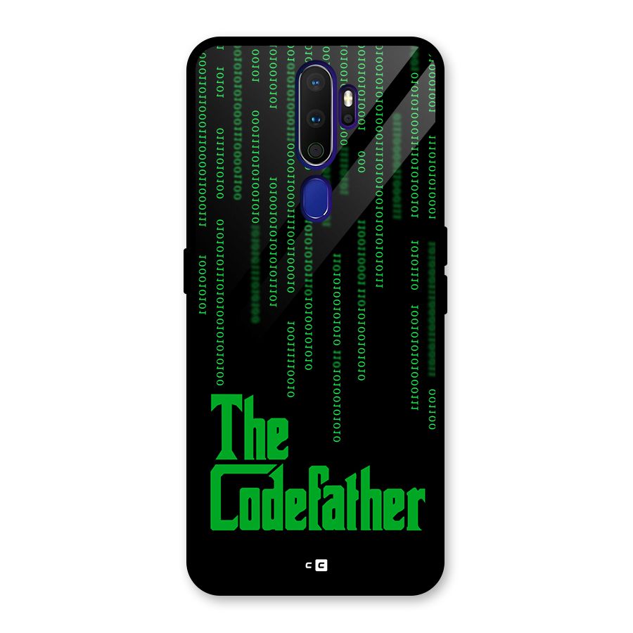 The Codefather Glass Back Case for Oppo A9 (2020)