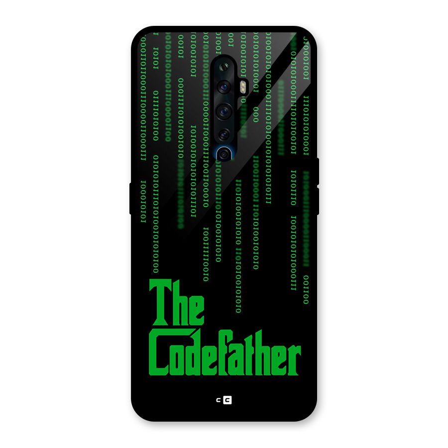 The Codefather Glass Back Case for Oppo Reno2 Z