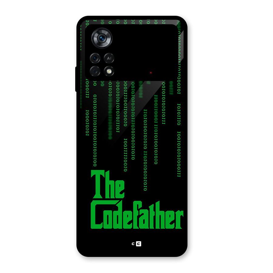 The Codefather Glass Back Case for Poco X4 Pro 5G