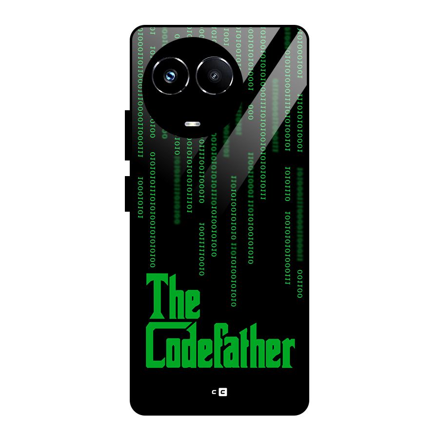 The Codefather Glass Back Case for Realme 11X