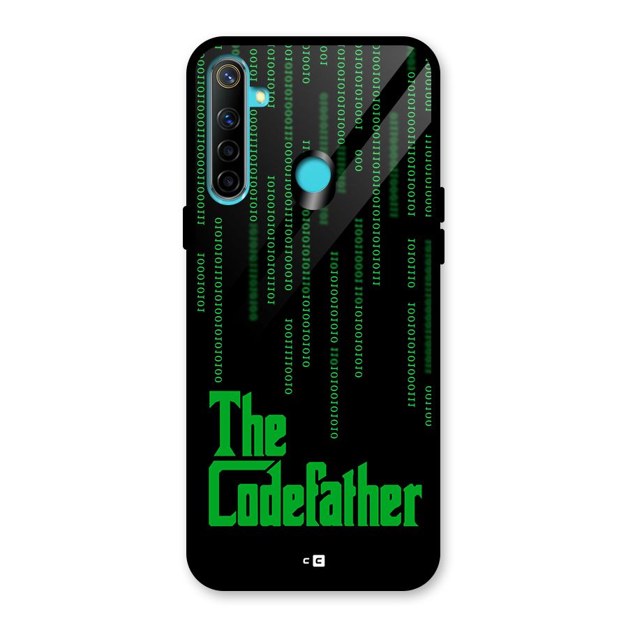The Codefather Glass Back Case for Realme 5i