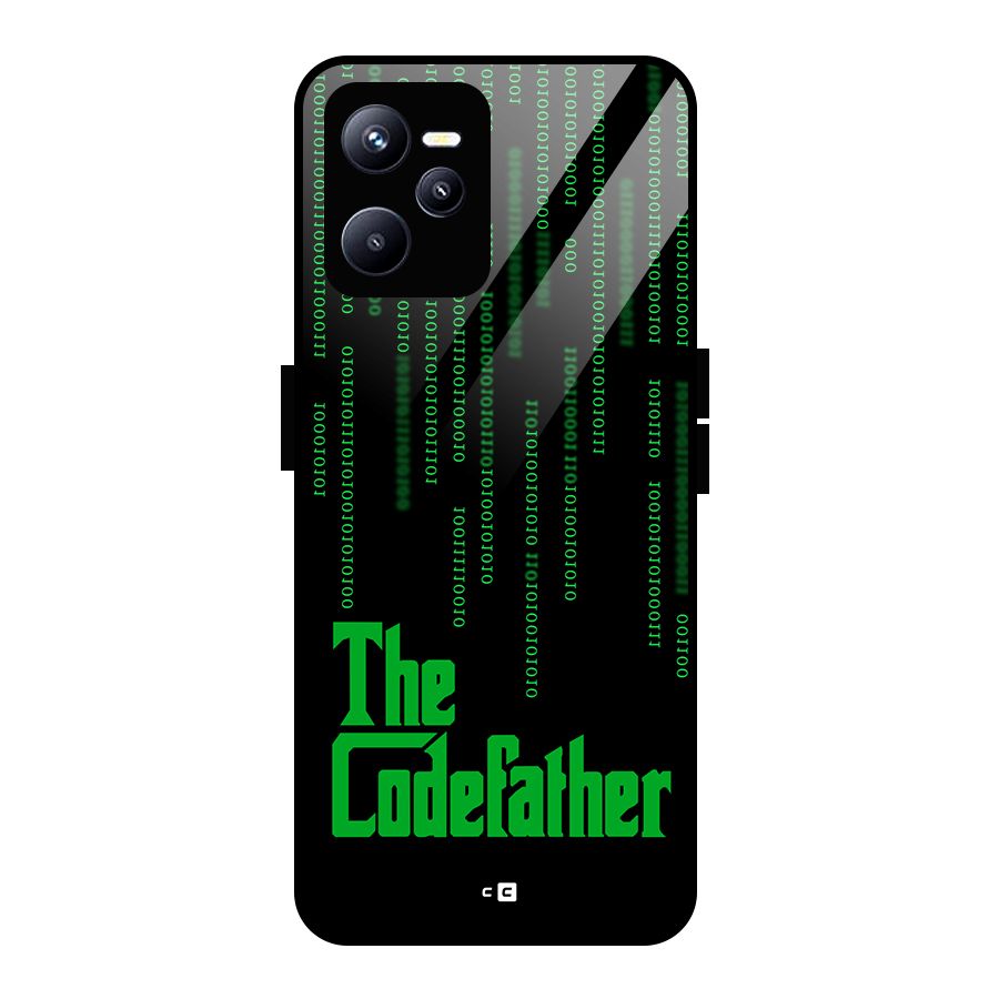 The Codefather Glass Back Case for Realme C35