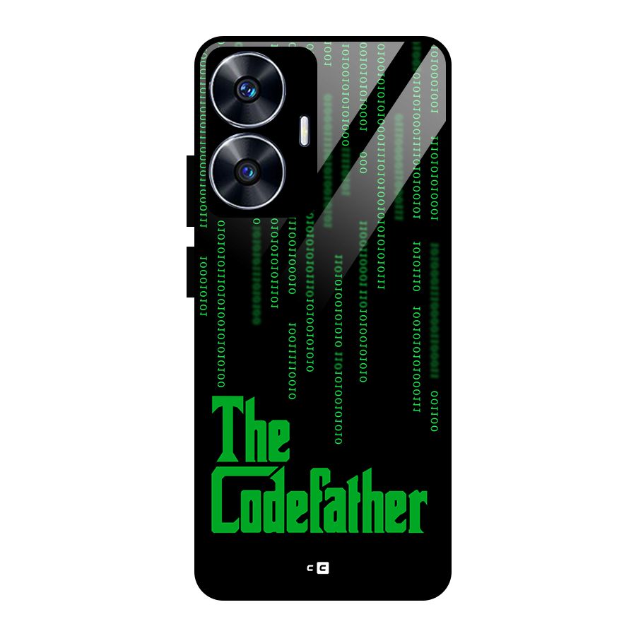 The Codefather Glass Back Case for Realme Narzo N55