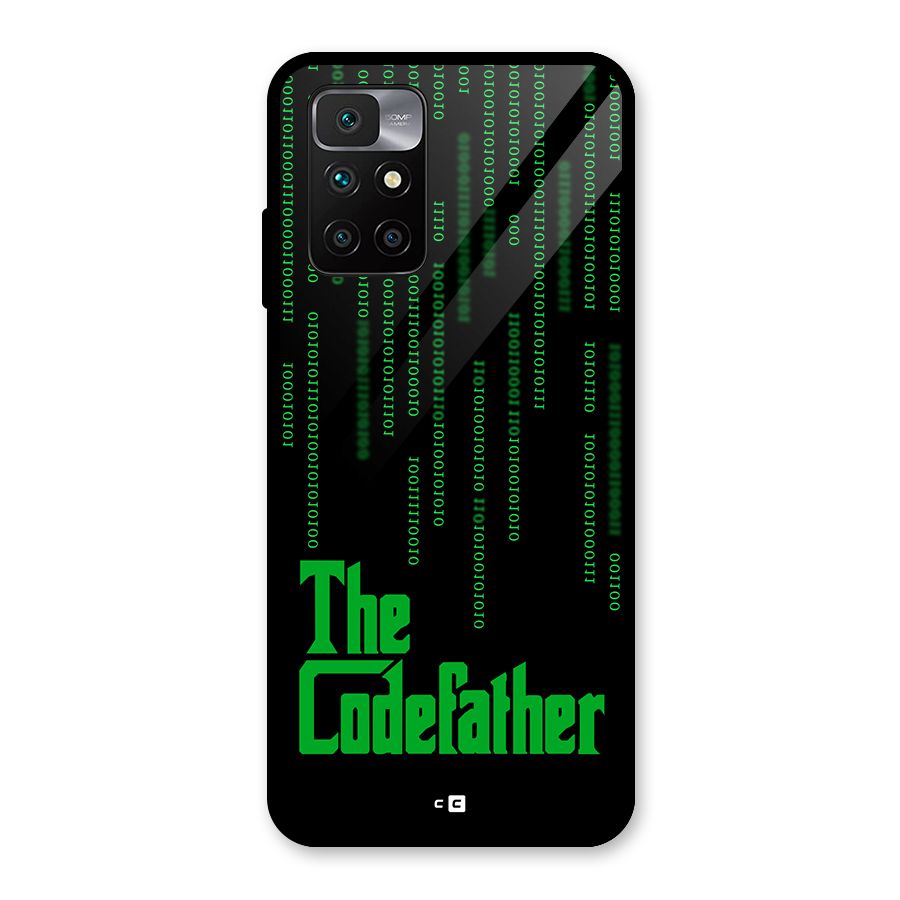 The Codefather Glass Back Case for Redmi 10 Prime