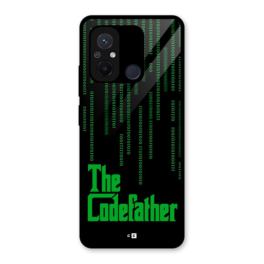 The Codefather Glass Back Case for Redmi 12C