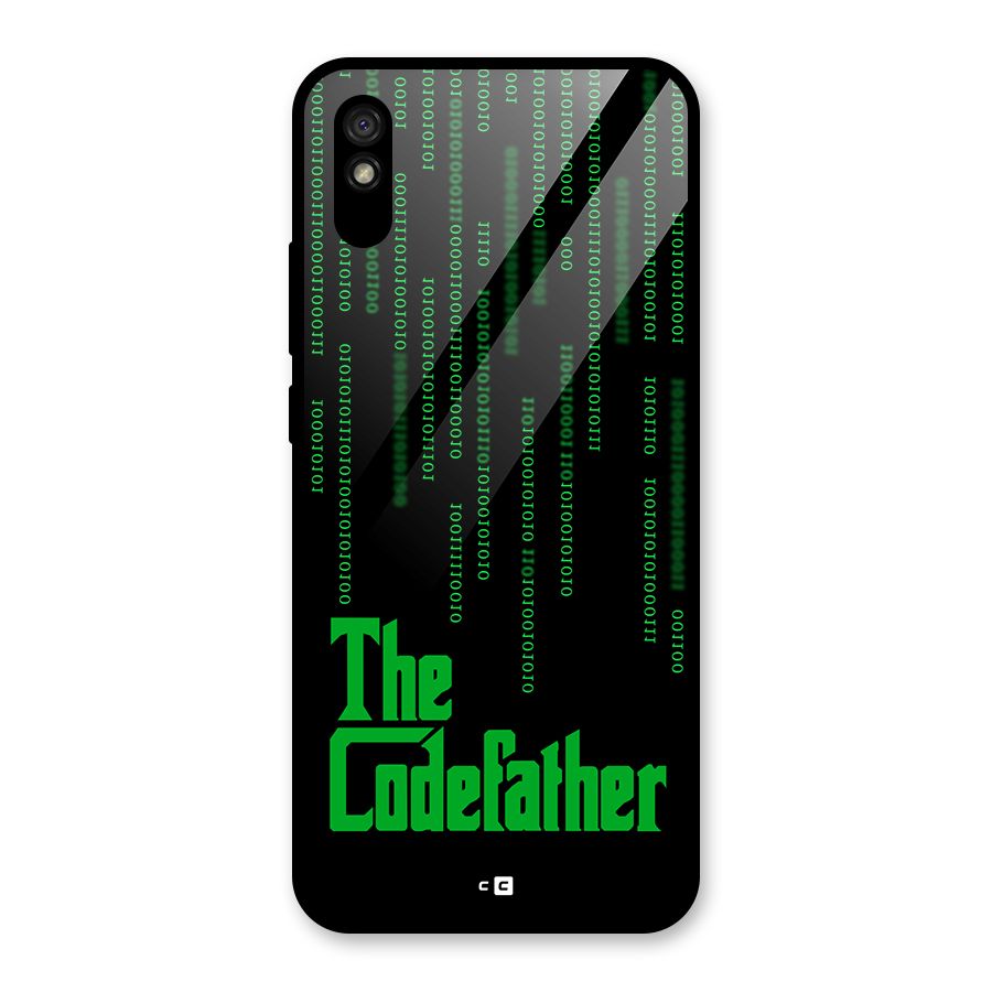 The Codefather Glass Back Case for Redmi 9i