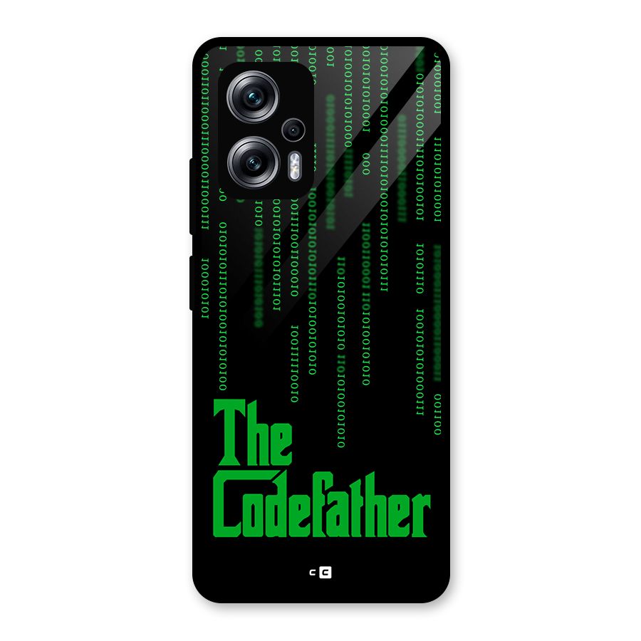 The Codefather Glass Back Case for Redmi K50i