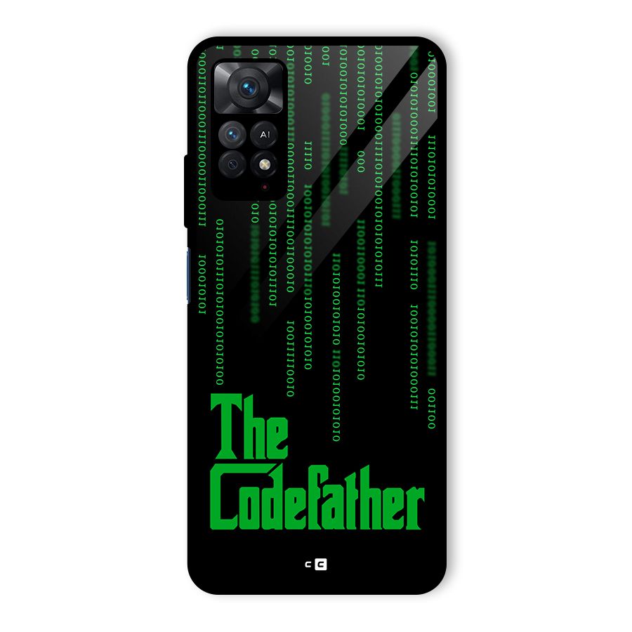 The Codefather Glass Back Case for Redmi Note 11 Pro