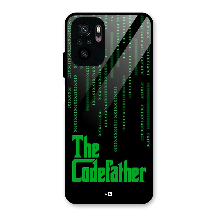 The Codefather Glass Back Case for Redmi Note 11 SE