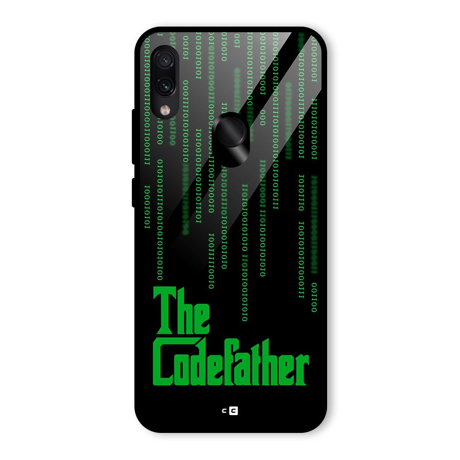 The Codefather Glass Back Case for Redmi Note 7 Pro