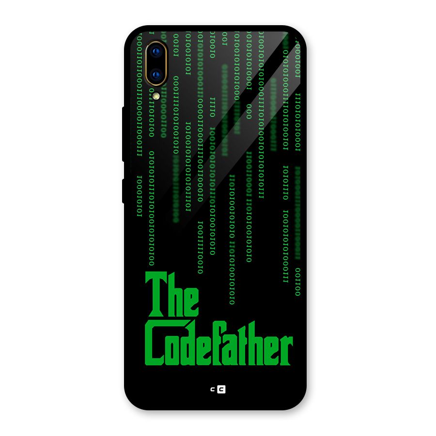 The Codefather Glass Back Case for Vivo V11 Pro