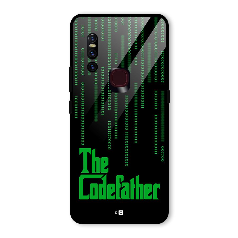 The Codefather Glass Back Case for Vivo V15