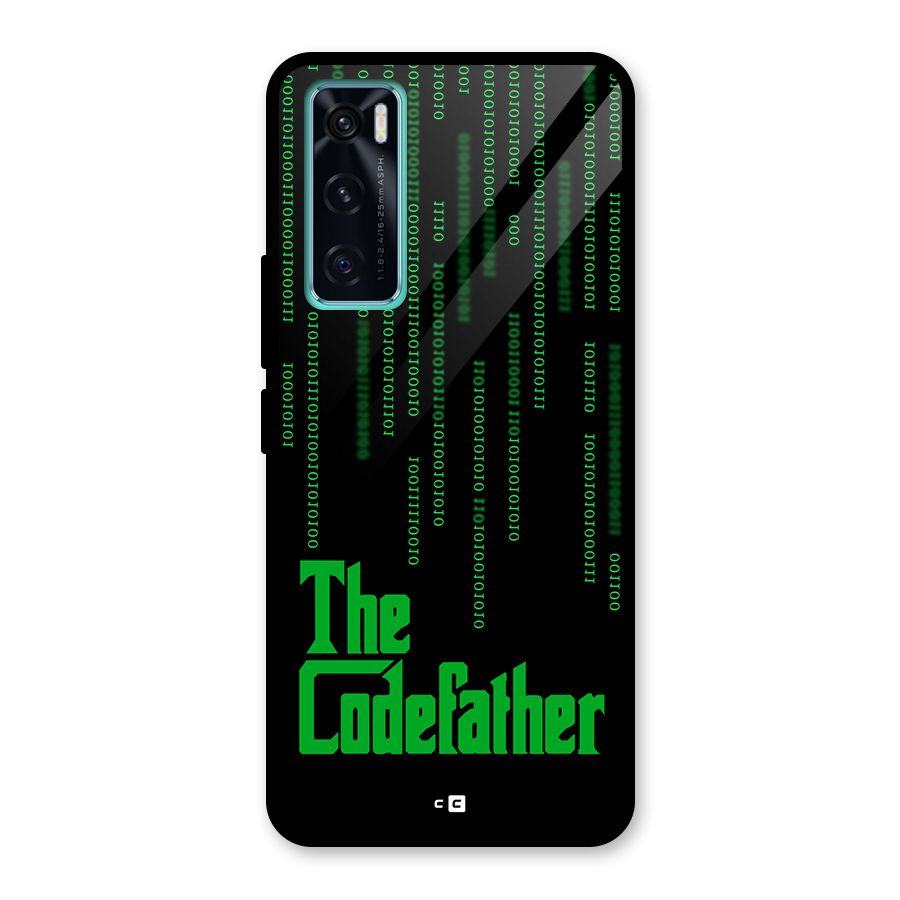 The Codefather Glass Back Case for Vivo V20 SE