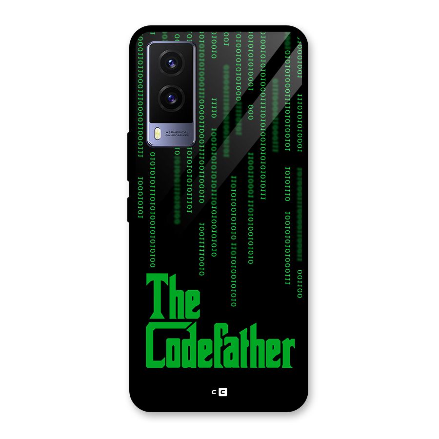 The Codefather Glass Back Case for Vivo V21e 5G