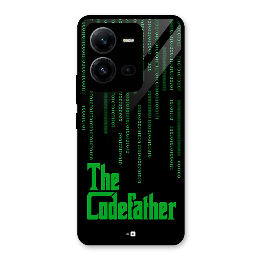 The Codefather Glass Back Case for Vivo V25