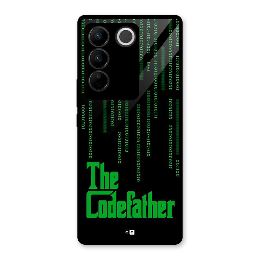 The Codefather Glass Back Case for Vivo V27