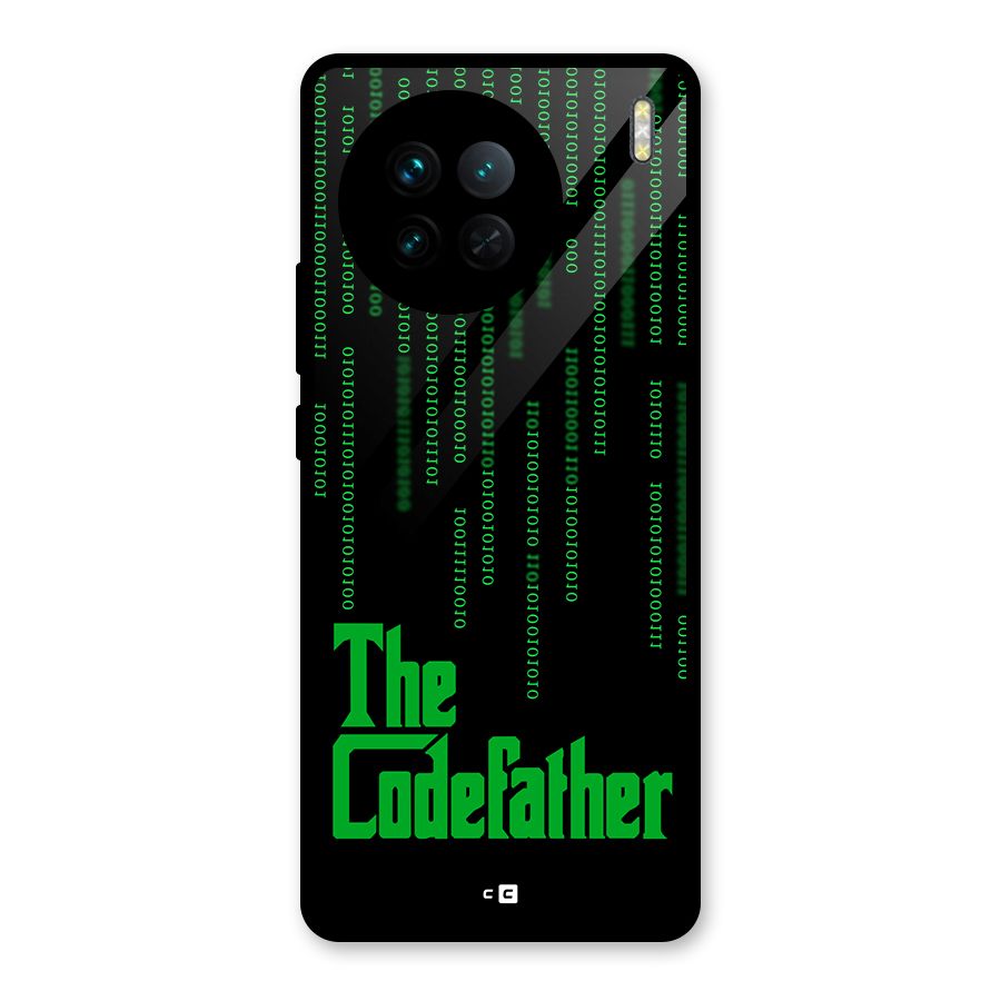 The Codefather Glass Back Case for Vivo X90