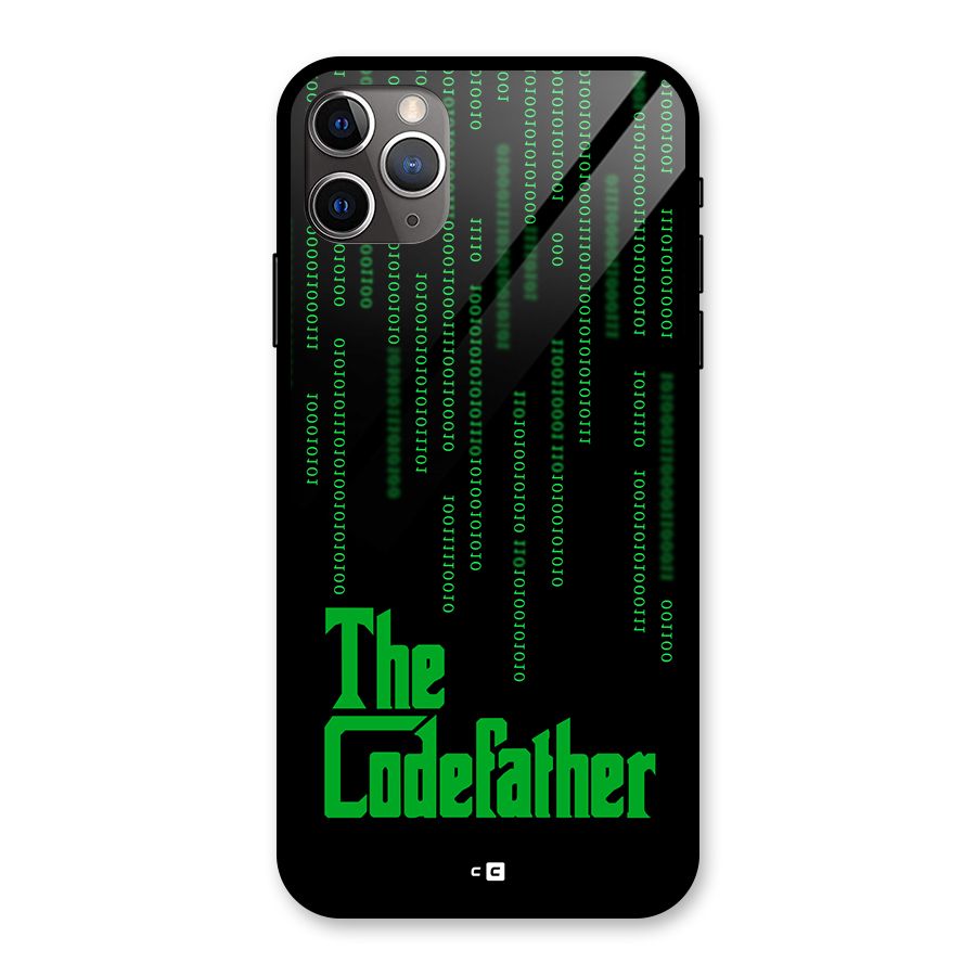 The Codefather Glass Back Case for iPhone 11 Pro Max