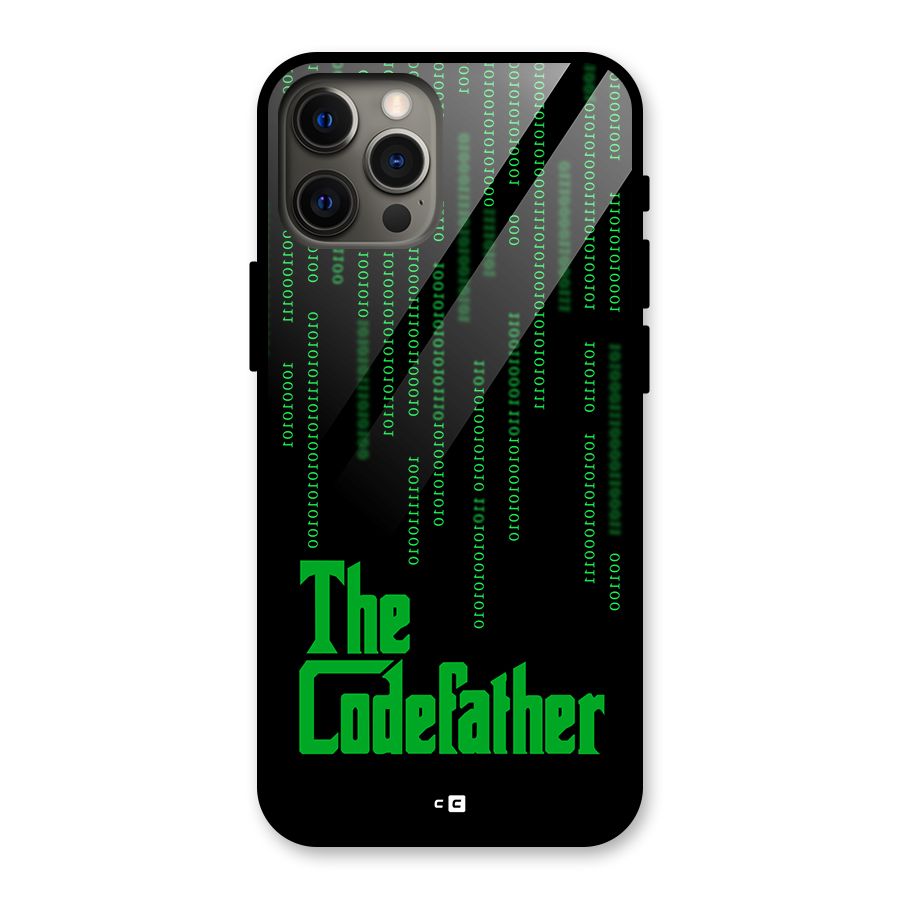 The Codefather Glass Back Case for iPhone 12 Pro Max