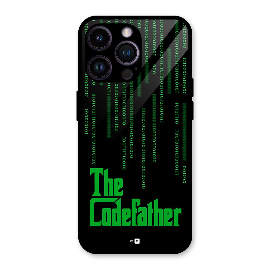 The Codefather Glass Back Case for iPhone 14 Pro Max