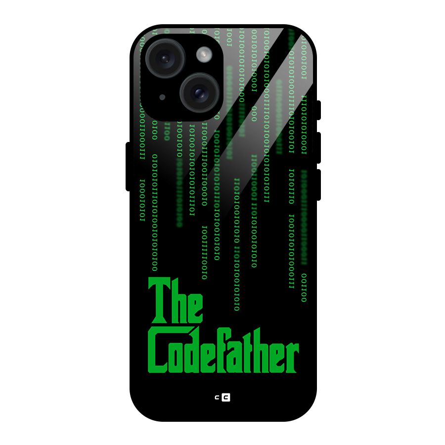 The Codefather Glass Back Case for iPhone 15