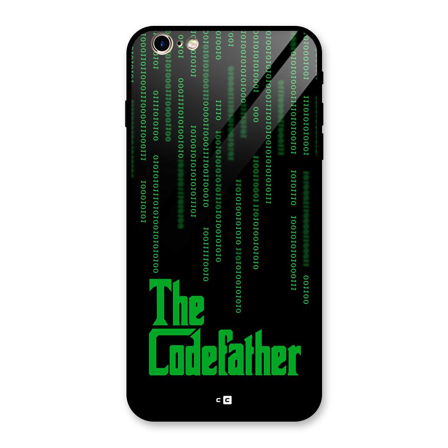 The Codefather Glass Back Case for iPhone 6 Plus 6S Plus
