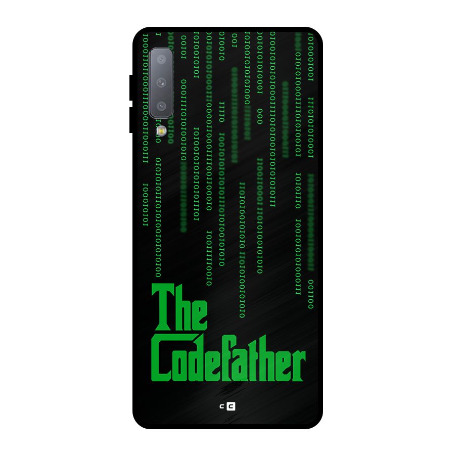 The Codefather Metal Back Case for Galaxy A7 (2018)
