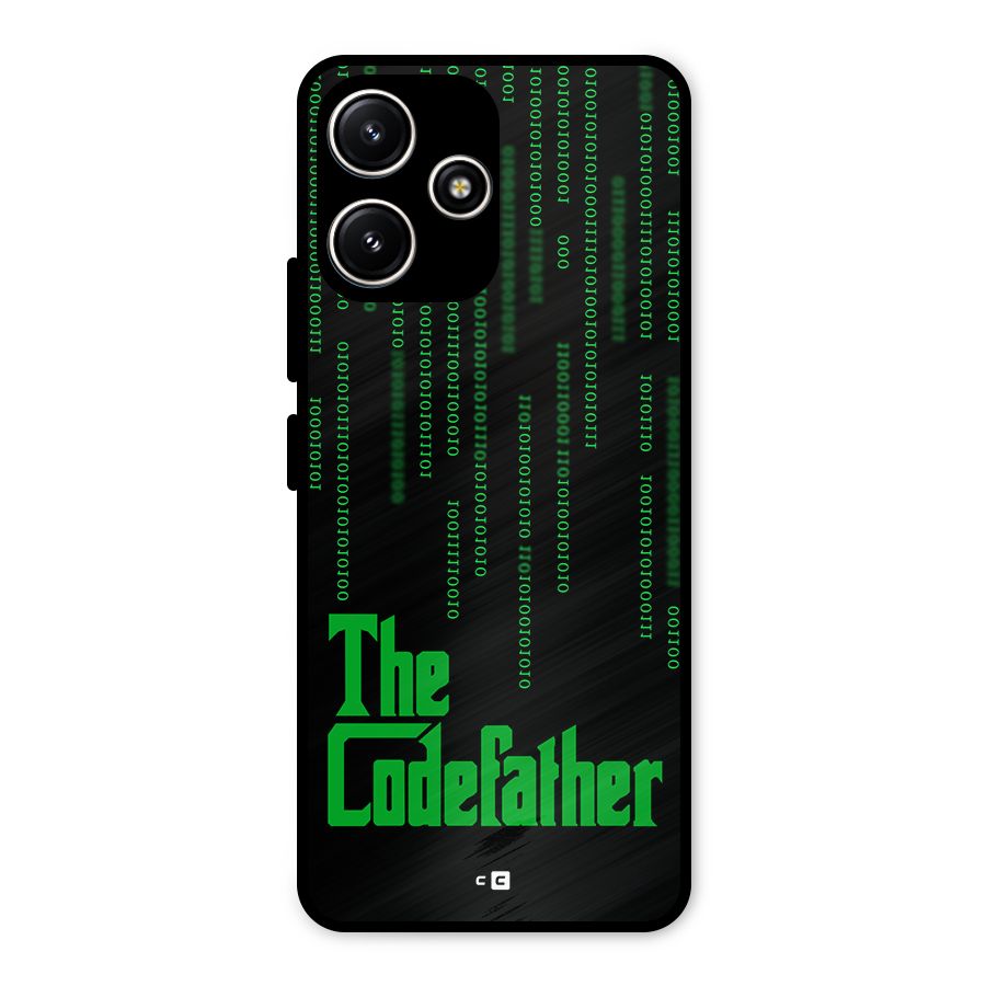 The Codefather Metal Back Case for Poco M6 Pro