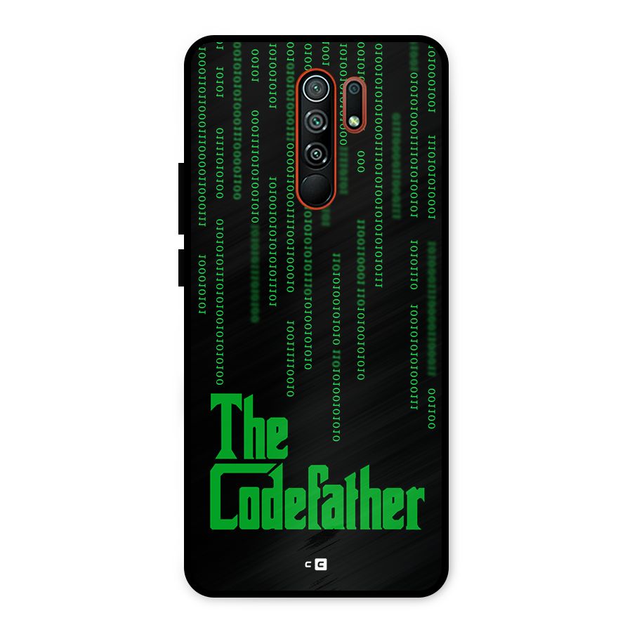 The Codefather Metal Back Case for Redmi 9 Prime