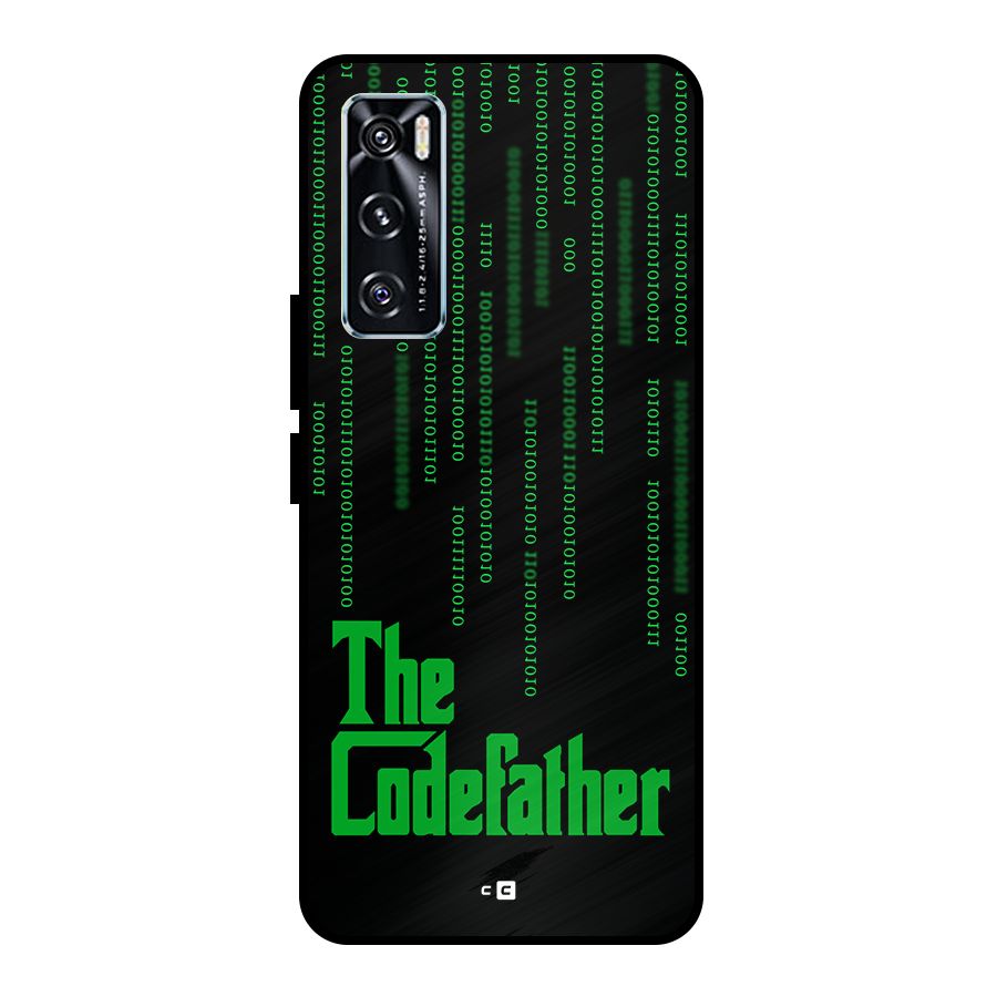 The Codefather Metal Back Case for Vivo V20 SE