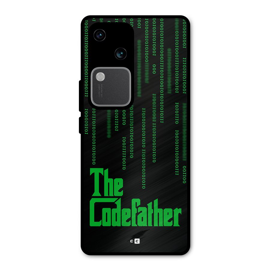 The Codefather Metal Back Case for Vivo V30 Pro