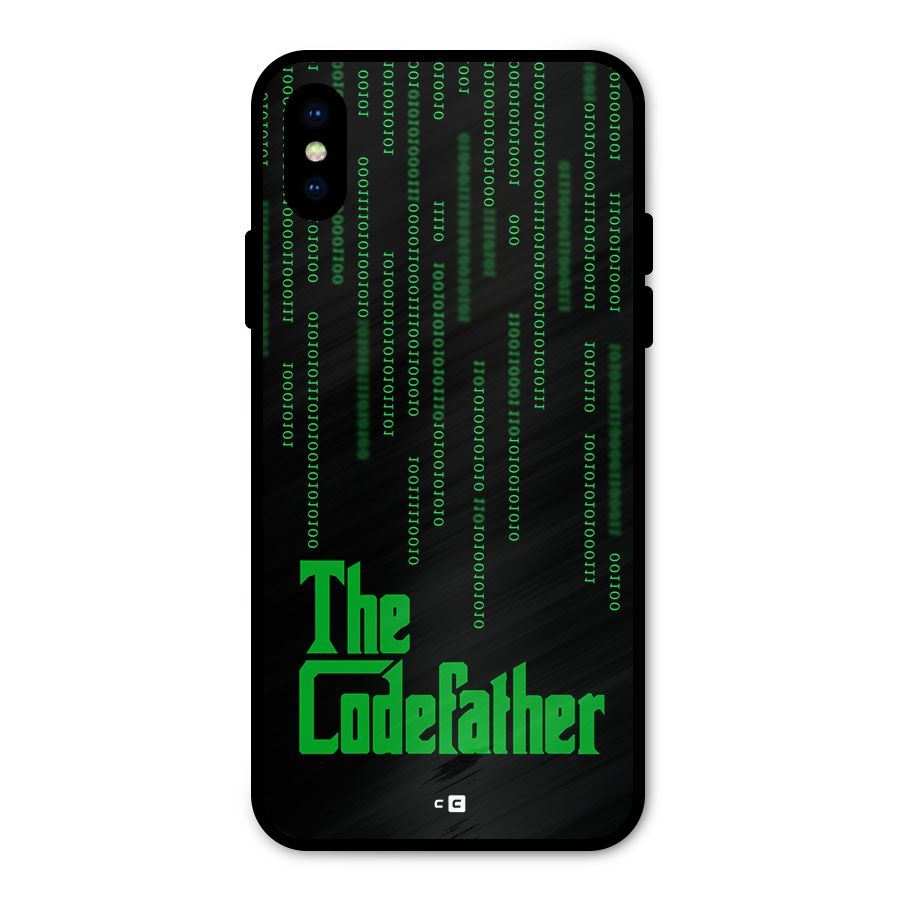 The Codefather Metal Back Case for iPhone XS