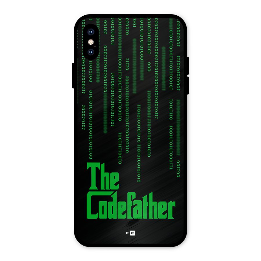 The Codefather Metal Back Case for iPhone XS Max