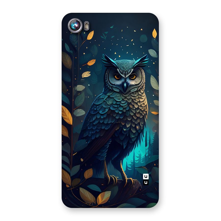 The Cunning Owl Back Case for Canvas Fire 4 (A107)