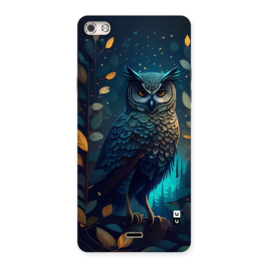 The Cunning Owl Back Case for Canvas Silver 5