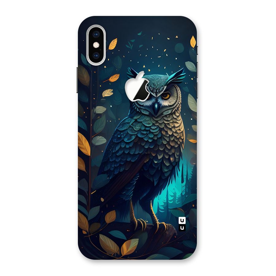 The Cunning Owl Back Case for iPhone XS Max Apple Cut