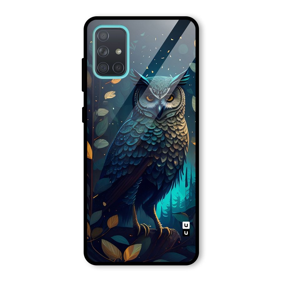 The Cunning Owl Glass Back Case for Galaxy A71