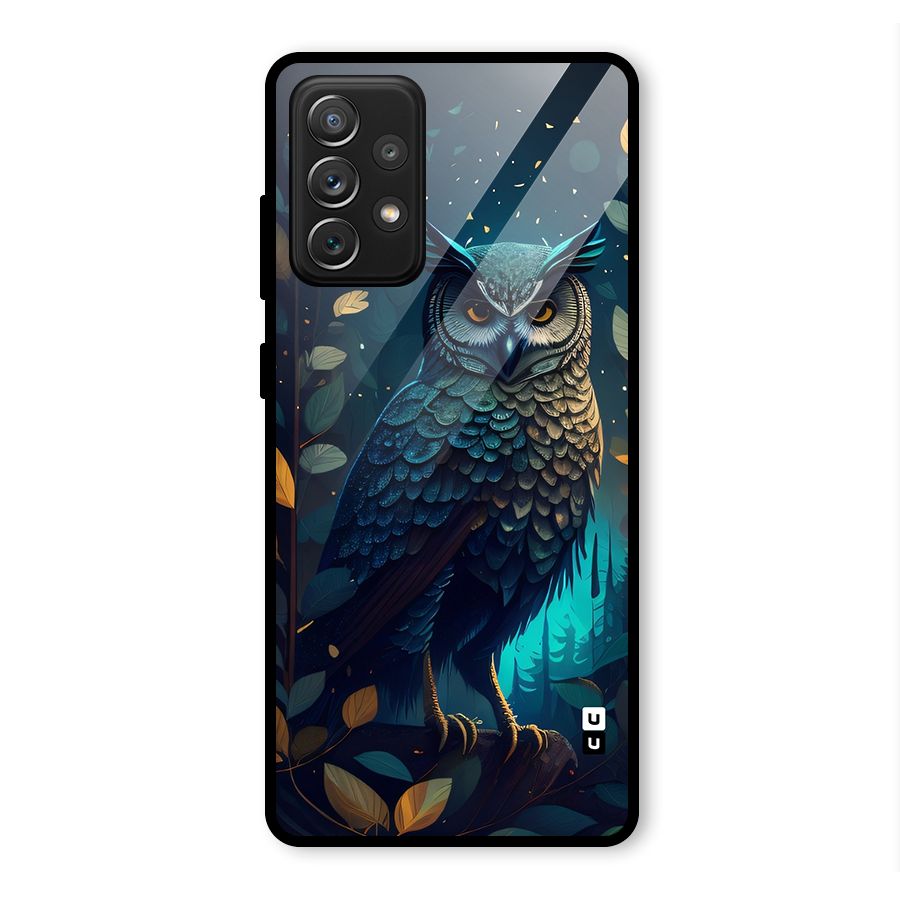 The Cunning Owl Glass Back Case for Galaxy A72