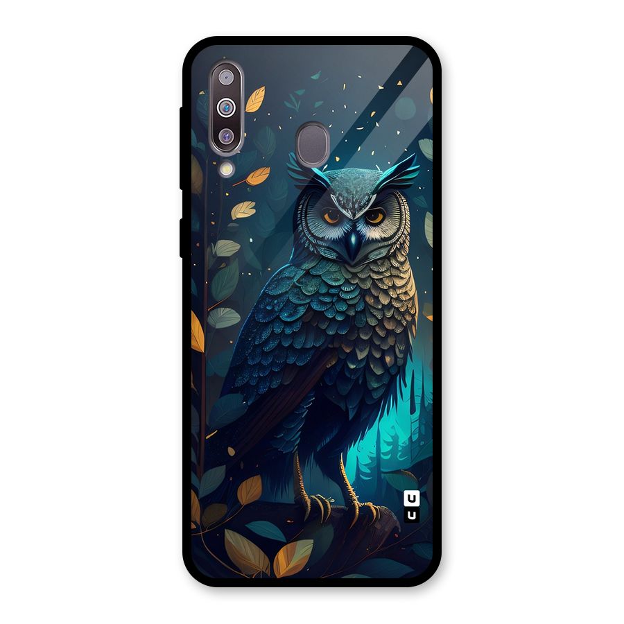The Cunning Owl Glass Back Case for Galaxy M30