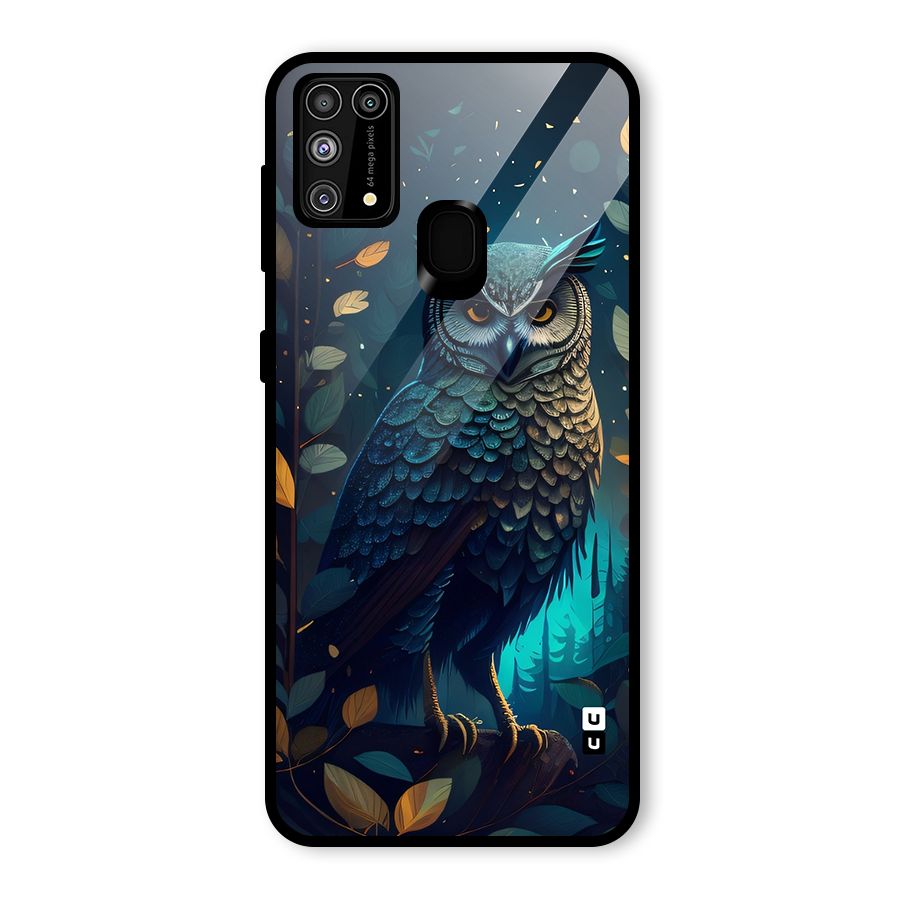 The Cunning Owl Glass Back Case for Galaxy M31