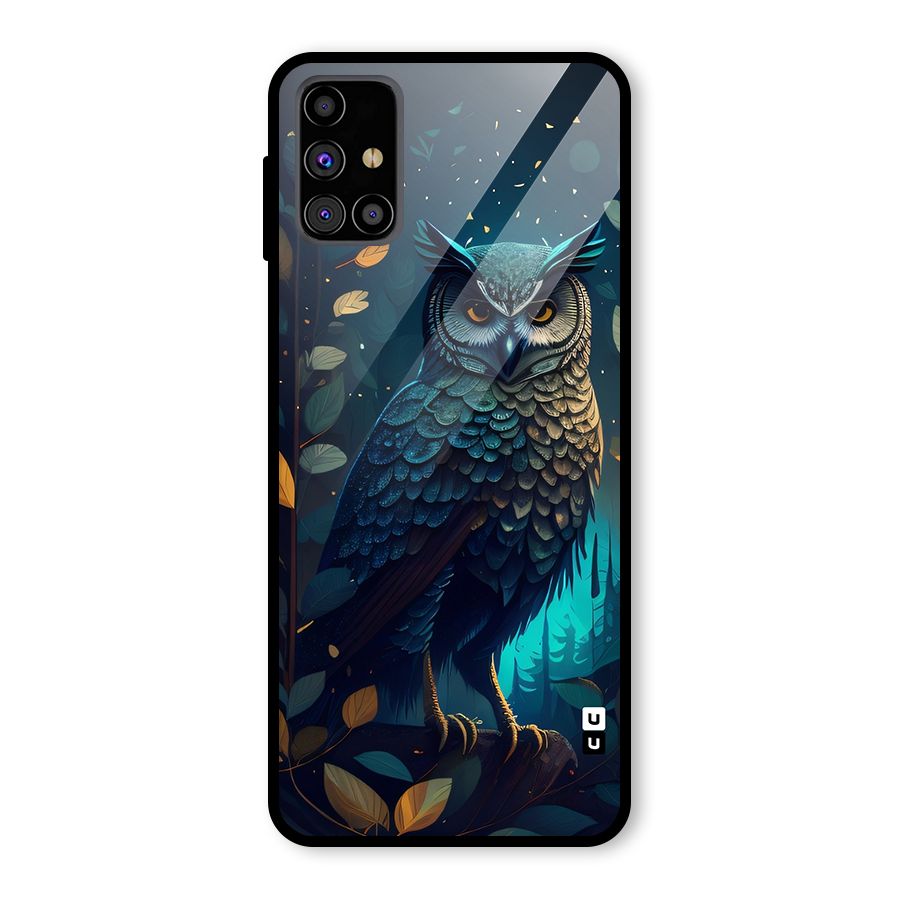 The Cunning Owl Glass Back Case for Galaxy M31s