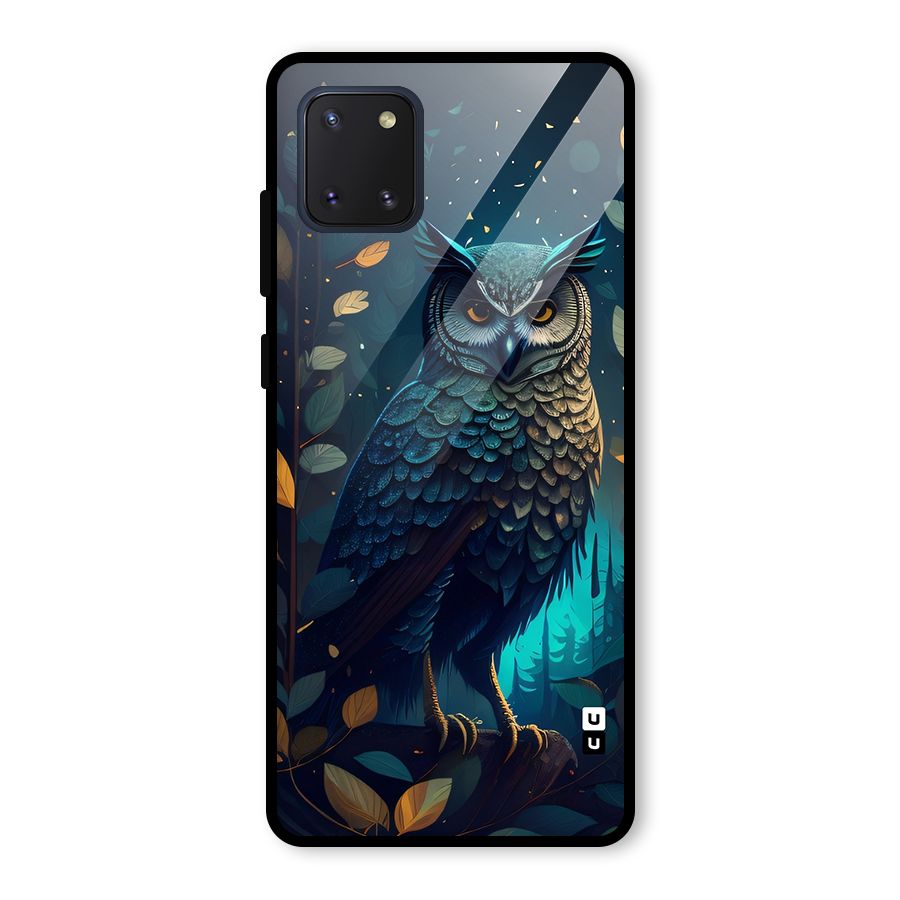 The Cunning Owl Glass Back Case for Galaxy Note 10 Lite