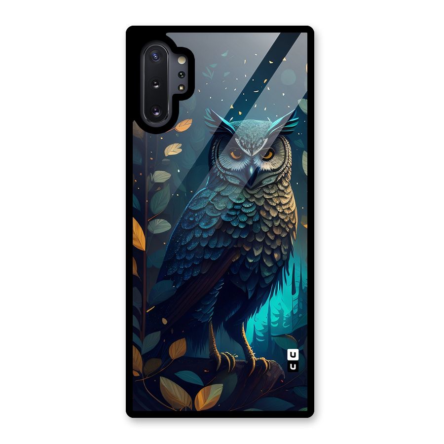 The Cunning Owl Glass Back Case for Galaxy Note 10 Plus