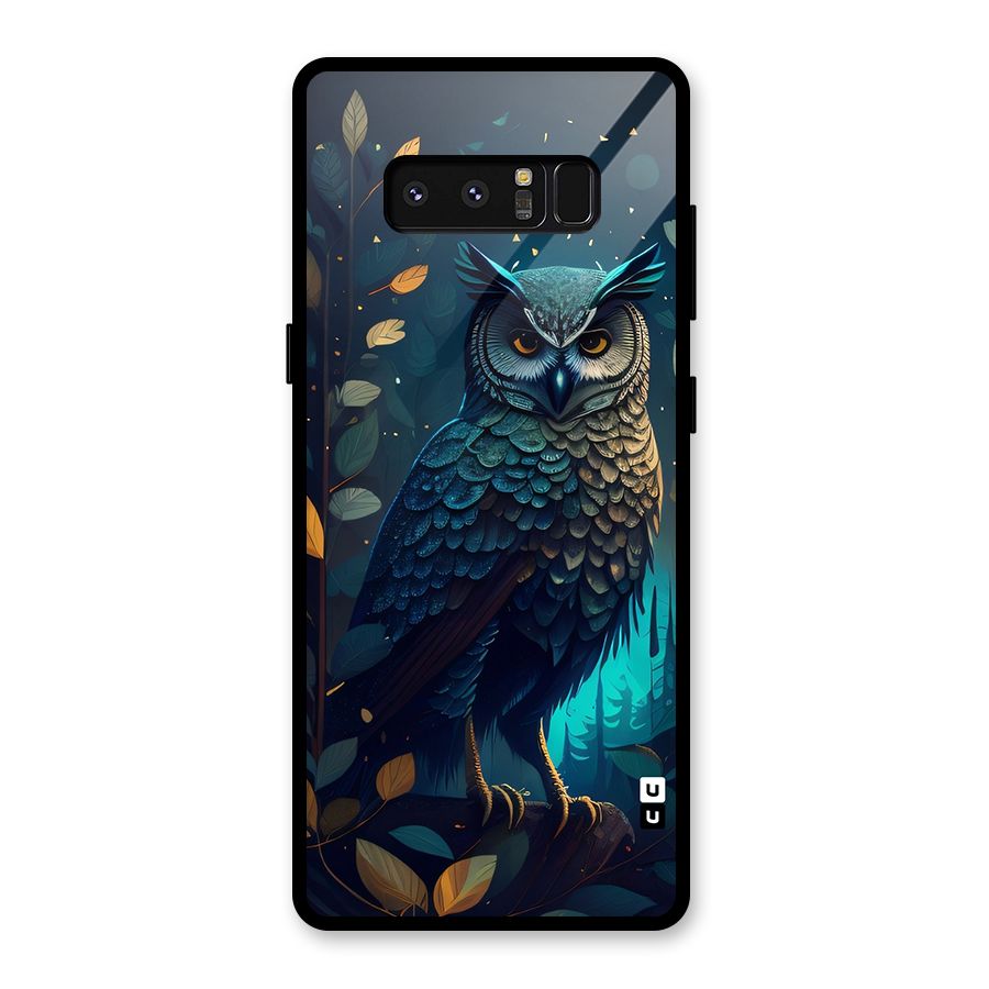 The Cunning Owl Glass Back Case for Galaxy Note 8